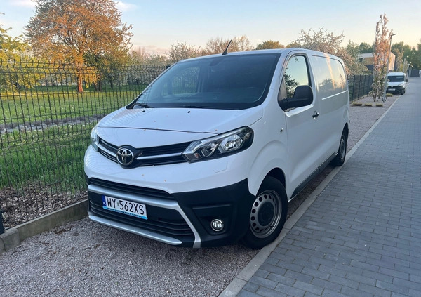 Toyota ProAce cena 61000 przebieg: 89000, rok produkcji 2019 z Warszawa małe 79